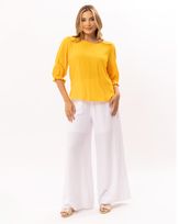 Blusa-Viscose-Pala-Franzida-e-Mangas-Balone-Amarelo
