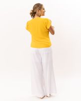 Blusa-Viscose-Frente-com-Babado-Manga-Curta-Amarelo