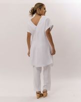 Blusa-Tunica-Alfaiataria-Twill-Botoes-Personalizados-Branco