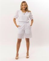 Bermuda-Comfy-Laise-Bordado-Floral-Branco